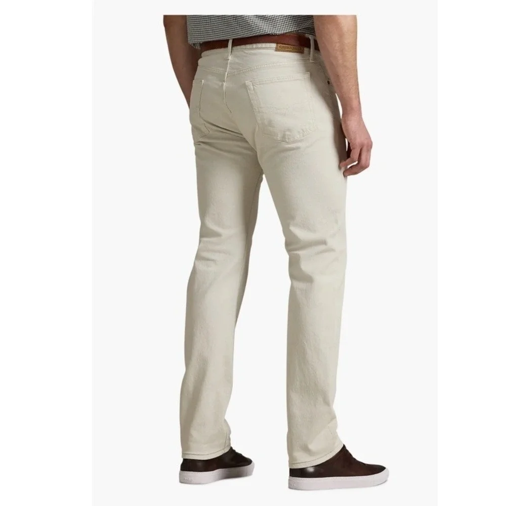 Polo Ralph Lauren Mens‎ The Varick Slim Straight Stone Denim Jeans NWT 50 X 32